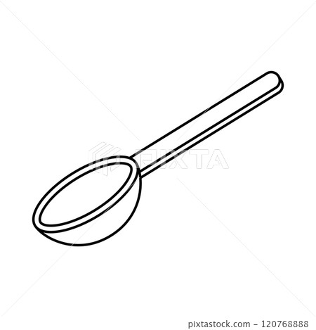 Tablespoon and teaspoon icons 120768888