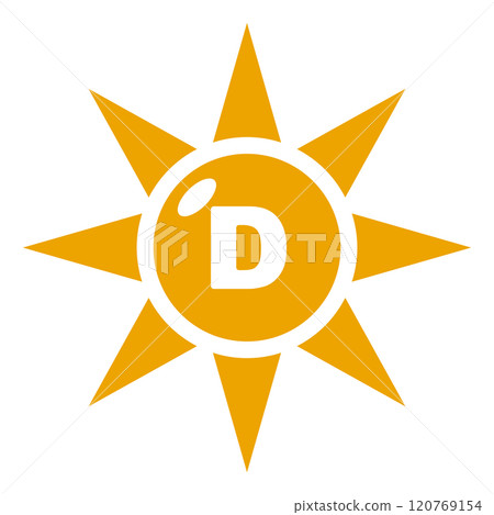 維生素D 太陽 維生素D 太陽 120769154