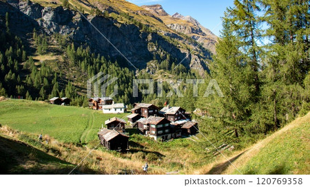 從富裡健行到採爾馬特的風景，採爾馬特，瑞士 120769358