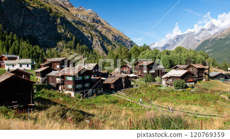 從富裡健行到採爾馬特的風景，採爾馬特，瑞士 120769359