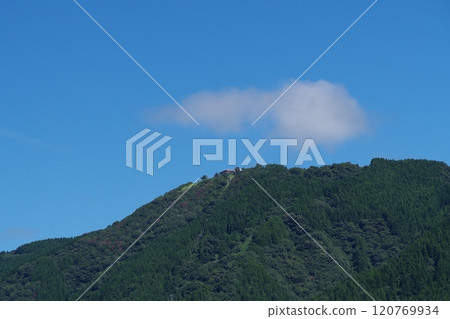 從石川縣白山市山麓看到的獅子溝高原 120769934