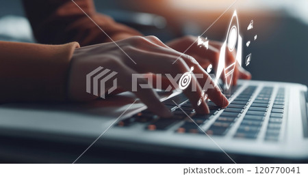 Business growth and startup launch concept EIDE 120770041