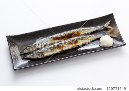 鹽烤秋刀魚 120771249