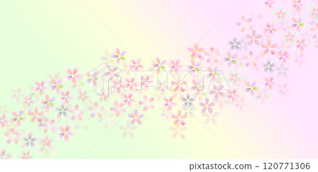 日式新年賀卡櫻花背景 120771306