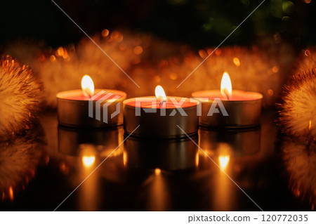 Valentine candle lights.Valentine candle lights.Valentine's day 120772035