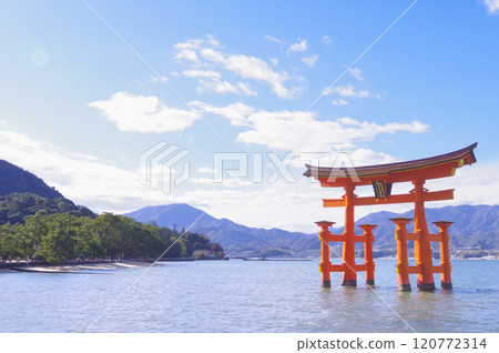 世界遺產·Itirujima Shrine Torii 世界遺產·Itirujima Shrine Torii 120772314