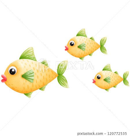 Colorful creatures of the ocean 120772535