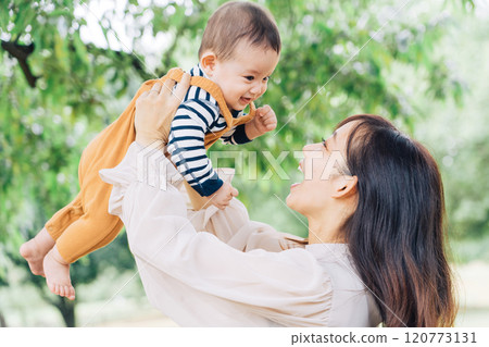 寶貝和媽媽 120773131