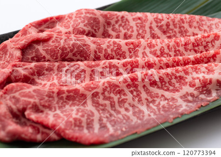 Japanese Black Beef Thigh Meat for Shabu-Shabu Japanese Black Beef Thigh Meat for Shabu-Shabu 120773394