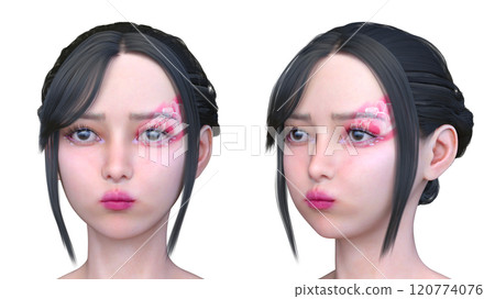 Close-up of a woman's face Close-up of a woman's face 120774076