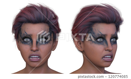 Close-up of a woman's face Close-up of a woman's face 120774085