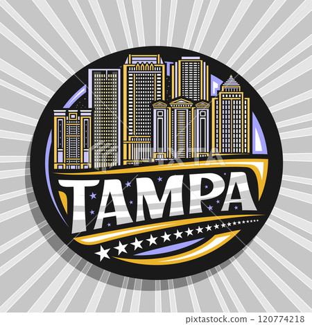 Vector logo for Tampa 120774218