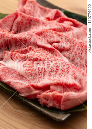 壽喜燒黑毛和牛牛肩腰肉 壽喜燒黑毛和牛牛肩腰肉 120774490