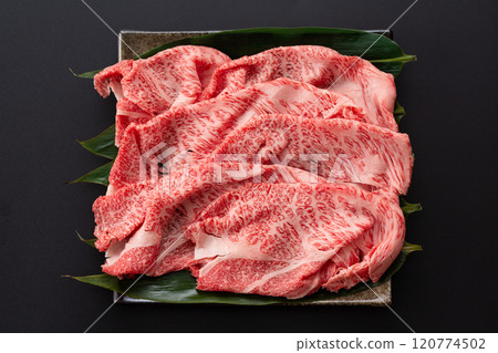 壽喜燒黑毛和牛牛肩腰肉 壽喜燒黑毛和牛牛肩腰肉 120774502
