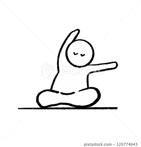 Person stretching 120774643