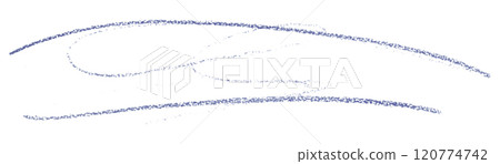 Purple pencil strokes isolated on white background. 120774742
