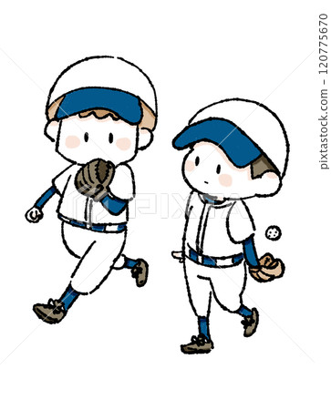 Baseball boys chatting Baseball boys chatting 120775670