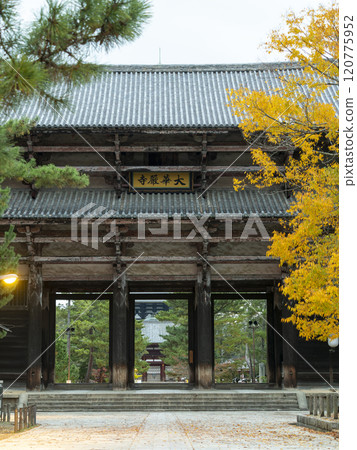 Todaiji Temple South Gate in Autumn 120775952