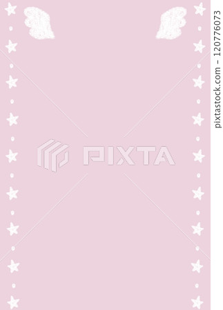 Pink simple feather and star background Pink simple feather and star background 120776073