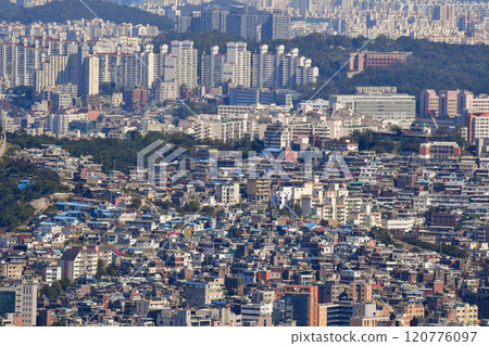 View of Seoul from Namsan Mountain View of Seoul from Namsan Mountain 120776097