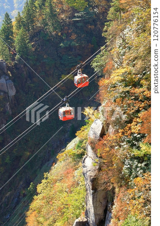 紅葉的御在所山和禦在所纜車 紅葉的御在所山和禦在所纜車 120776154