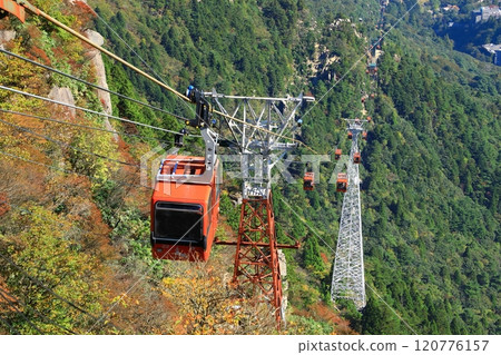 紅葉的御在所山和禦在所纜車 120776157