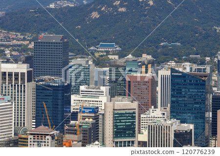 View of Seoul from Namsan Mountain 120776239