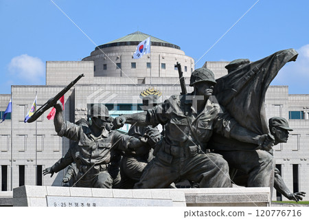 War Memorials and Outdoor Exhibits in South Korea War Memorials and Outdoor Exhibits in South Korea 120776716