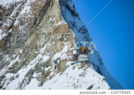 Spectacular view from the Jungfraujoch observation deck, Jungfrau ridge, Grindelwald, Switzerland Spectacular view from the Jungfraujoch observation deck, Jungfrau ridge, Grindelwald, Switzerland 120776985