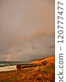Rainbow-viewing beach 120777477