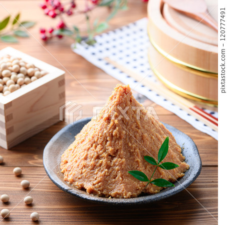 一堆白味噌（泡味噌） 120777491