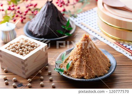紅味噌和白味噌（泡瀨味噌） 120777570
