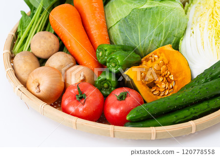 A collection of various vegetables 120778558