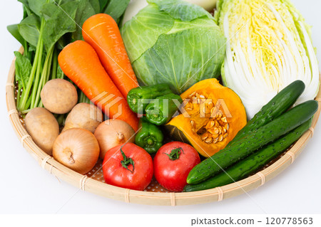 A collection of various vegetables A collection of various vegetables 120778563