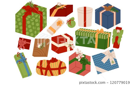 15 Vector Gifts Set 120779019