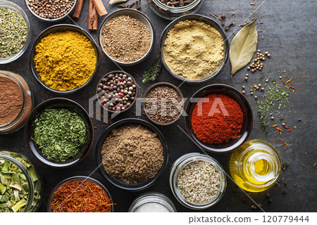 Herbs and spices 120779444