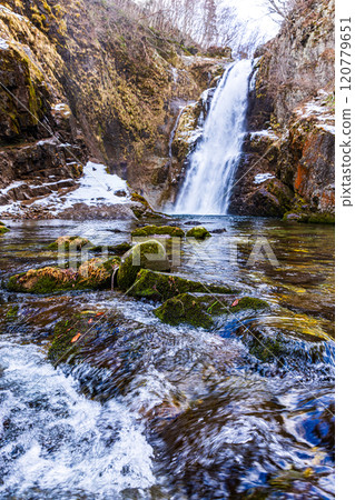 Akiu Falls in winter, Miyagi Prefecture Akiu Falls in winter, Miyagi Prefecture 120779651
