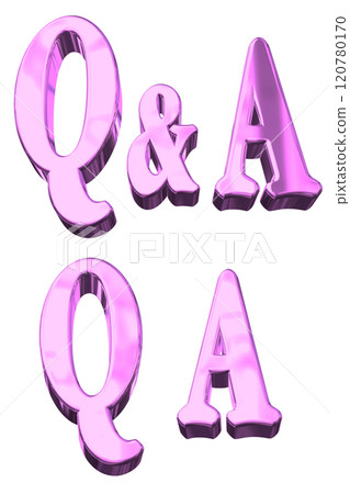 3DCG人物《Q&A閃光》紫色、紫色、粉紅色 120780170