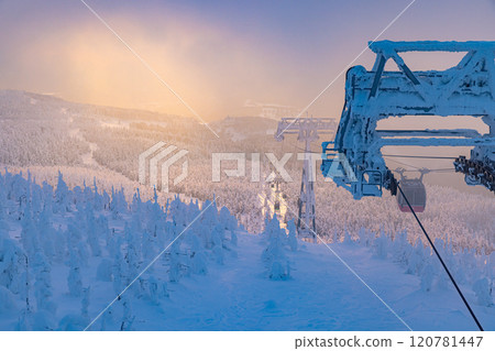 山形縣藏王樹冰 山形縣藏王樹冰 120781447
