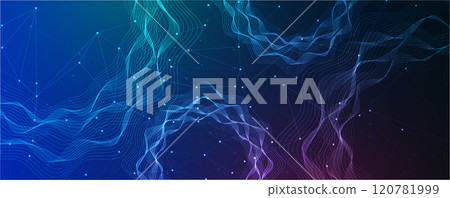 Abstract Artificial Intelligence concept with human face profile Abstract Artificial Intelligence concept with human face profile 120781999