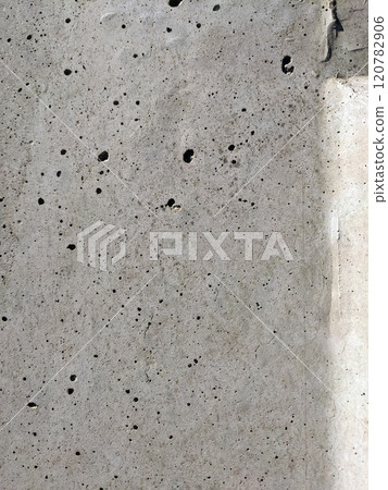 Close up of Stone Concrete with Bubble Holes Industrial Background 120782906