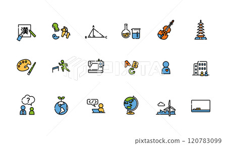 國中班級科目科目圖標 120783099