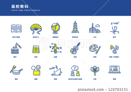高中科目教科書類圖示集 120783231
