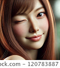Winking beauty 120783887