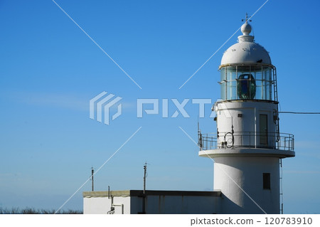 white lighthouse in the blue sky white lighthouse in the blue sky 120783910