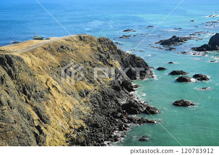 襟裳岬的尖端 120783912
