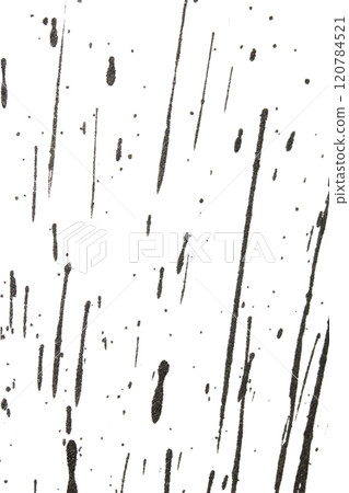 Black Messy Creative Ink Splatters Drips and Inkblot Close Up on White Background Black Messy Creative Ink Splatters Drips and Inkblot Close Up on White Background 120784521