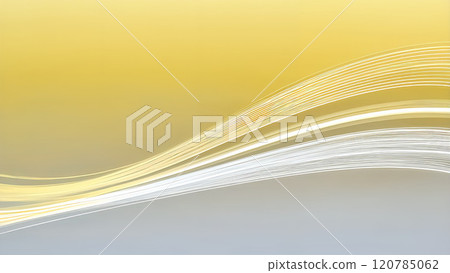 Dynamic abstract yellow gradient with light stripes - modern design background 120785062