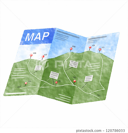 數位水彩畫_登山圖 數位水彩畫_登山圖 120786033