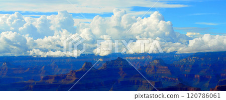 Hazy Sky Day At The Grand Canyon Arizona Hazy Sky Day At The Grand Canyon Arizona 120786061